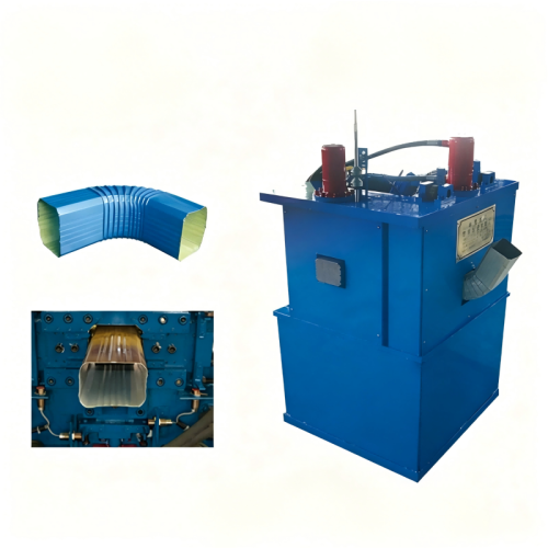 Square Downspout Elbow Forming Machine | 90°/135° Bending + Swaging